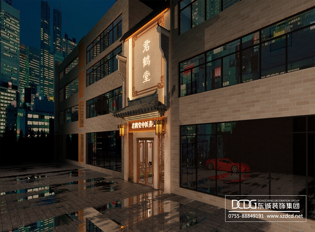 880㎡現(xiàn)代中式|君鶴堂健康養(yǎng)生館裝飾設(shè)計(jì)